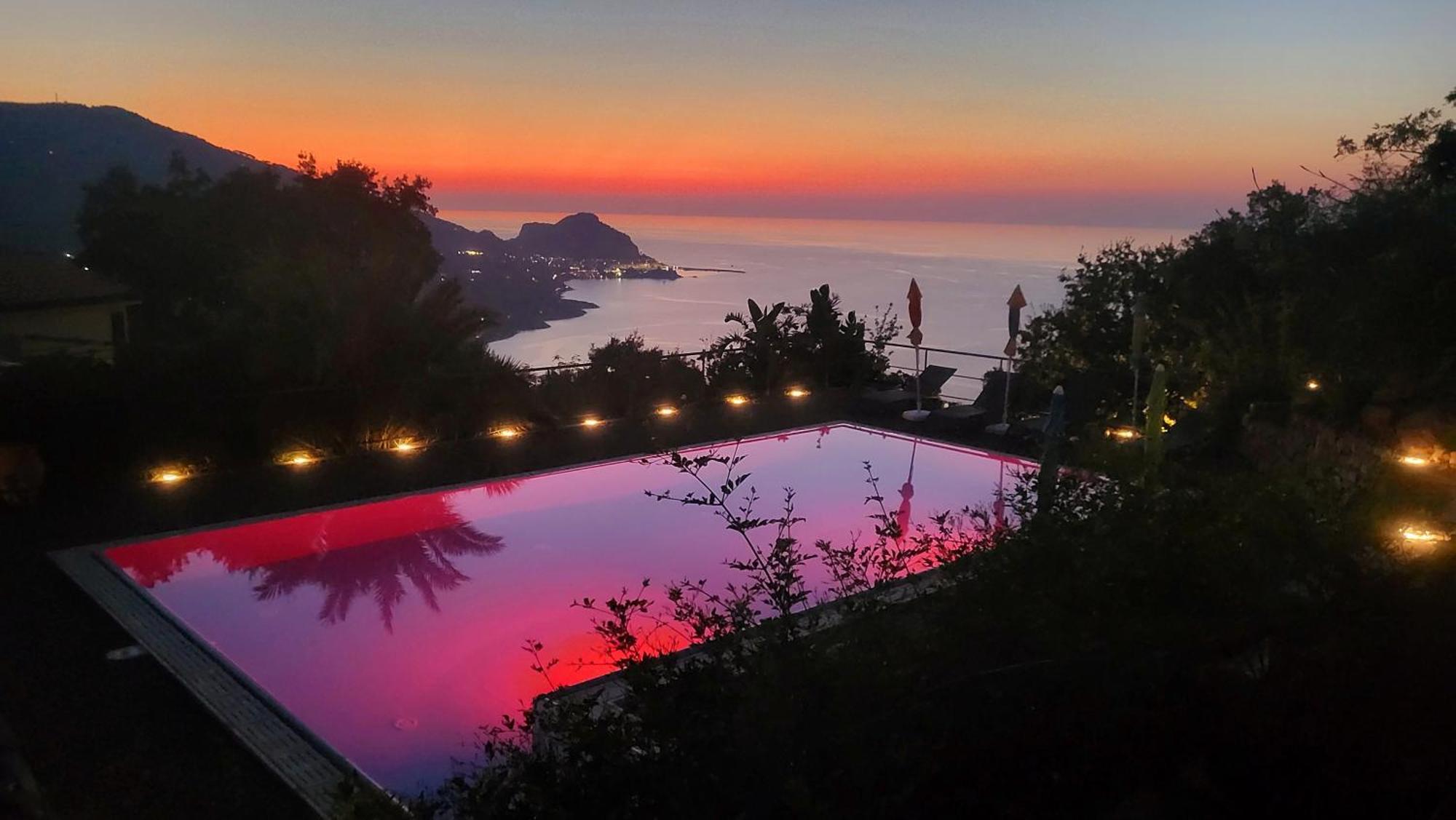 cefalù nest pool house terrace sea view Extérieur photo